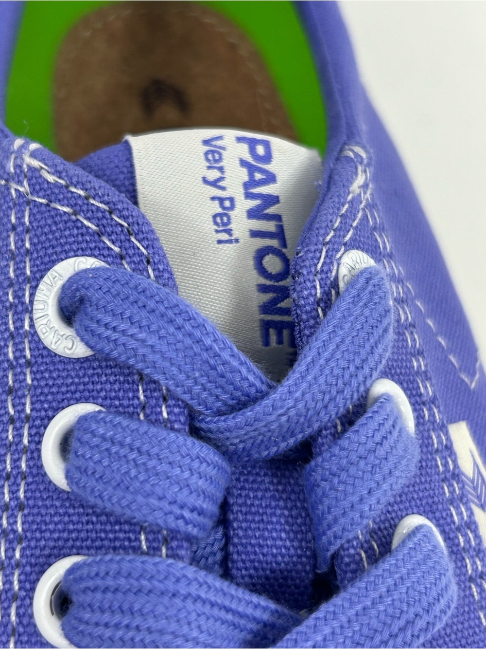 Cariuma Oca Low Pantone Very Peri Low-Top Canvas Sneaker Size 8 NEW - Picture 6 of 10